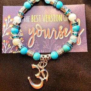 2 for 30 Turquoise healing stone Bracelet